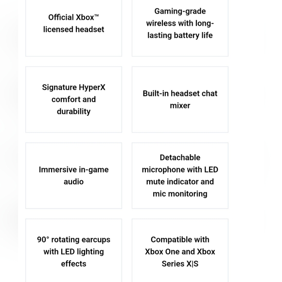 HyperX CloudX Flight Wireless Gaming Headset for Xbox, Adjustable - Picture 10 of 15